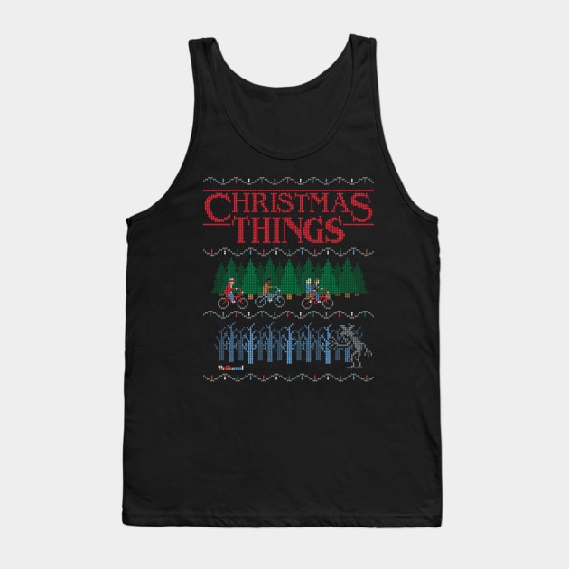 Christmas Things Tank Top by TeeMagnet